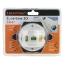 Laserliner Laser Level with 650 nm Red Laser, Self-Levelling, 2 Lasers, 360° Coverage, Indoor Use SuperLine 2D