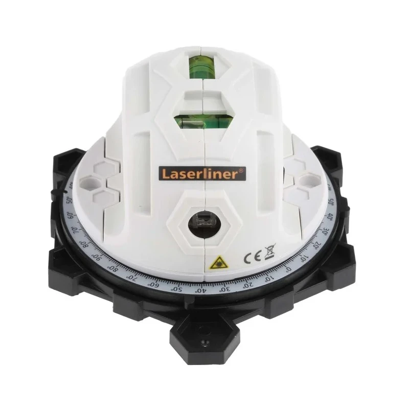 Laserliner Laser Level with 650 nm Red Laser, Self-Levelling, 2 Lasers, 360° Coverage, Indoor Use SuperLine 2D