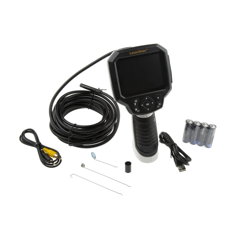 Laserliner Inspection Camera 9 mm Probe Diameter 5 m Probe Length 640 x 480 Pixel Resolution LED Illumination VideoScope XXL