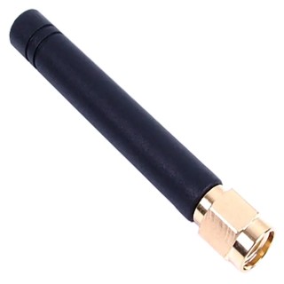 Siretta Stubby External WiFi Antenna with SMA RP Male Connector 2.4 GHz, 2dBi Gain DELTA14/SMAM/S/RP/11