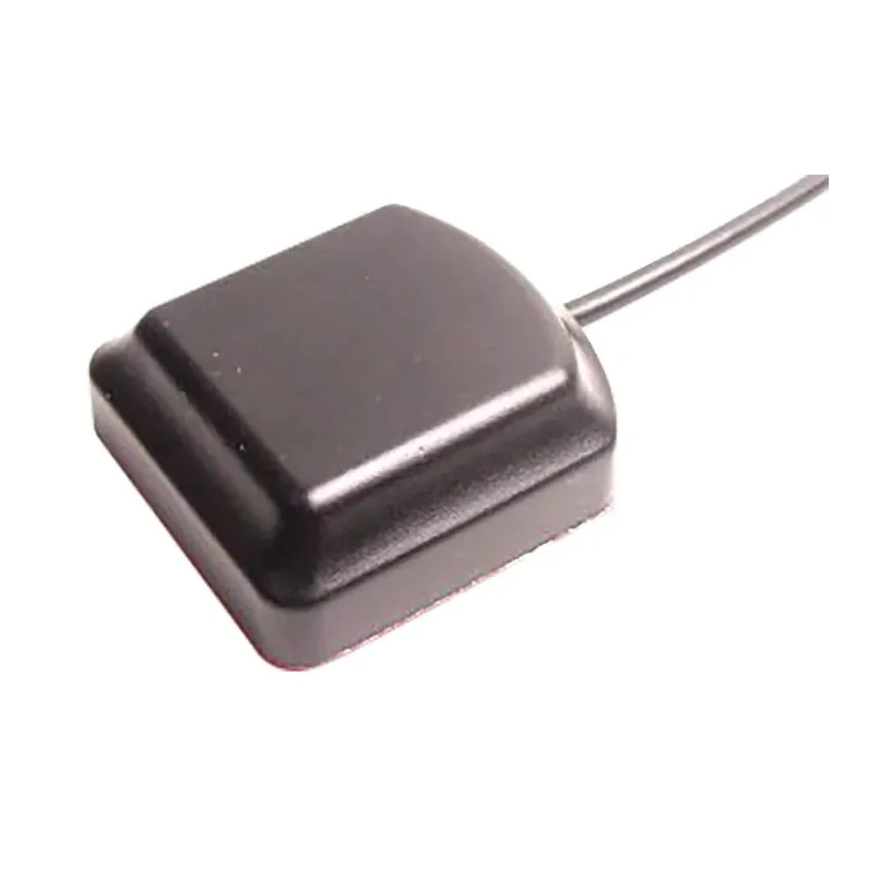 Siretta Square Adhesive Mount GPS Antenna with SMA Male Connector 1m Lead Length ALPHA4A/1M/SMAM/S/S/26