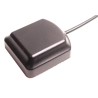 Siretta Square Adhesive Mount GPS Antenna with SMA Male Connector 1m Lead Length ALPHA4A/1M/SMAM/S/S/26