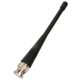 Siretta Whip Omni-Directional Antenna 130mm Length 3dBi Gain BNC Male Connector ISM Band DELTA12A/x/BNCM/S/S/17
