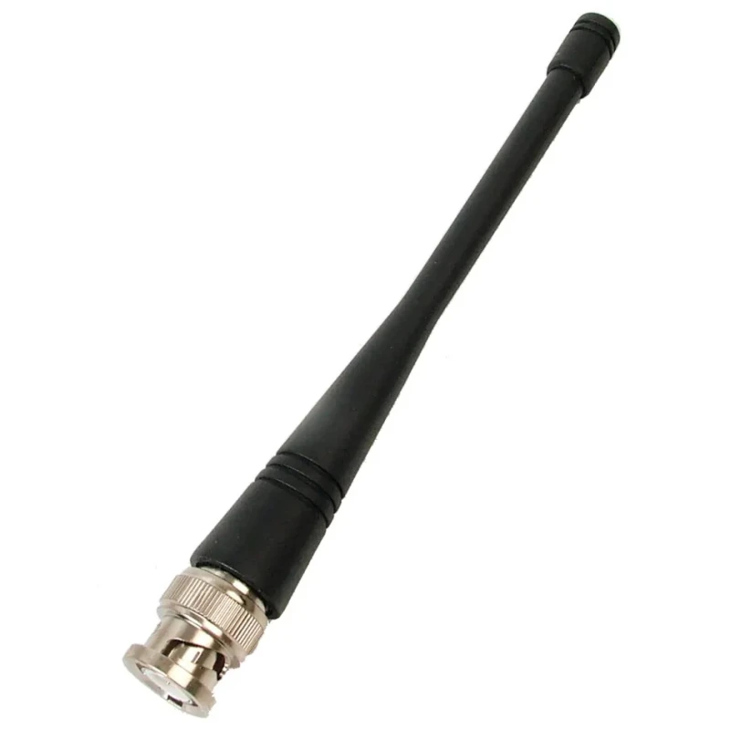 Siretta Whip Omni-Directional Antenna 130mm Length 3dBi Gain BNC Male Connector ISM Band DELTA12A/x/BNCM/S/S/17