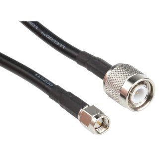 Siretta ASMZ Series 10 m RF LLC200A Coaxial Cable 50 Ω Black Terminated LLC200A