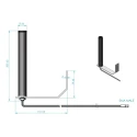 Siretta Puck Multi-Band Antenna with FME Female Connector, 410 MHz to 5990 MHz, 5 dB Gain OSCAR1A/0.2M/FMEF/S/S/31