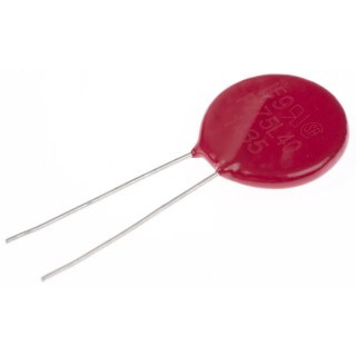 Littelfuse LA Varistor Metal Oxide Radial Lead Disc 20mm Diameter 430 V 100 A Clamping 2700 V 900 pF Capacitance V275LA40AP