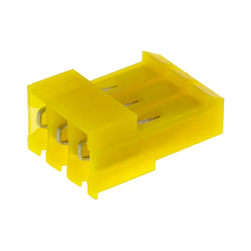 TE Connectivity 3-Way IDC Connector Female for Cable, 1 Row, 7A, 600V AC, 3.96mm Pitch, MTA-156 Series 3-640427-3