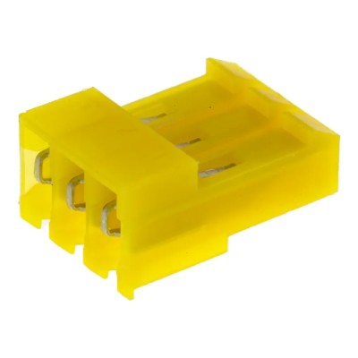 TE Connectivity 3-Way IDC Connector Female for Cable 3 Contacts 7A 600V ac 3.96mm Pitch MTA-156 Series 3-640427-3