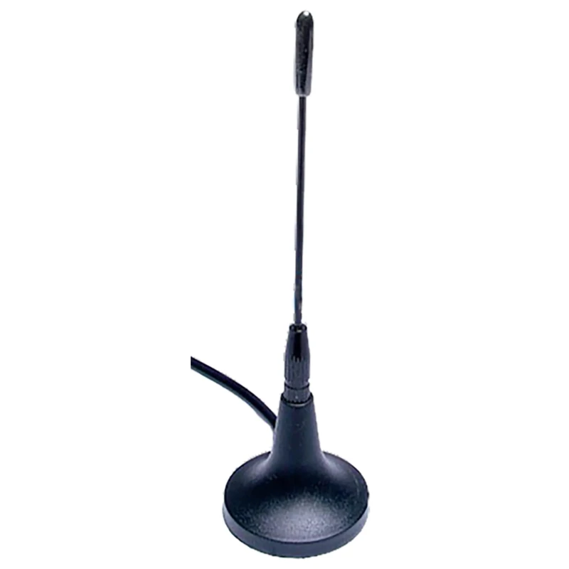 Siretta Multi-Band Whip Antenna with SMA Male Connector, Magnetic Mount, 850 MHz to 1.9 GHz, 2G MIKE1B/3M/SMAM/S/S/20