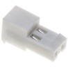 TE Connectivity 2-Way IDC Connector Female for Cable, Shrouded, 5A Current, 250V AC, 2.54mm Pitch, Right Angle 3-640441-2
