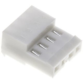 TE Connectivity 4-Way IDC Connector Female for Cable, 1 Row, 250V AC, 5A, MTA-100 Series 3-640441-4