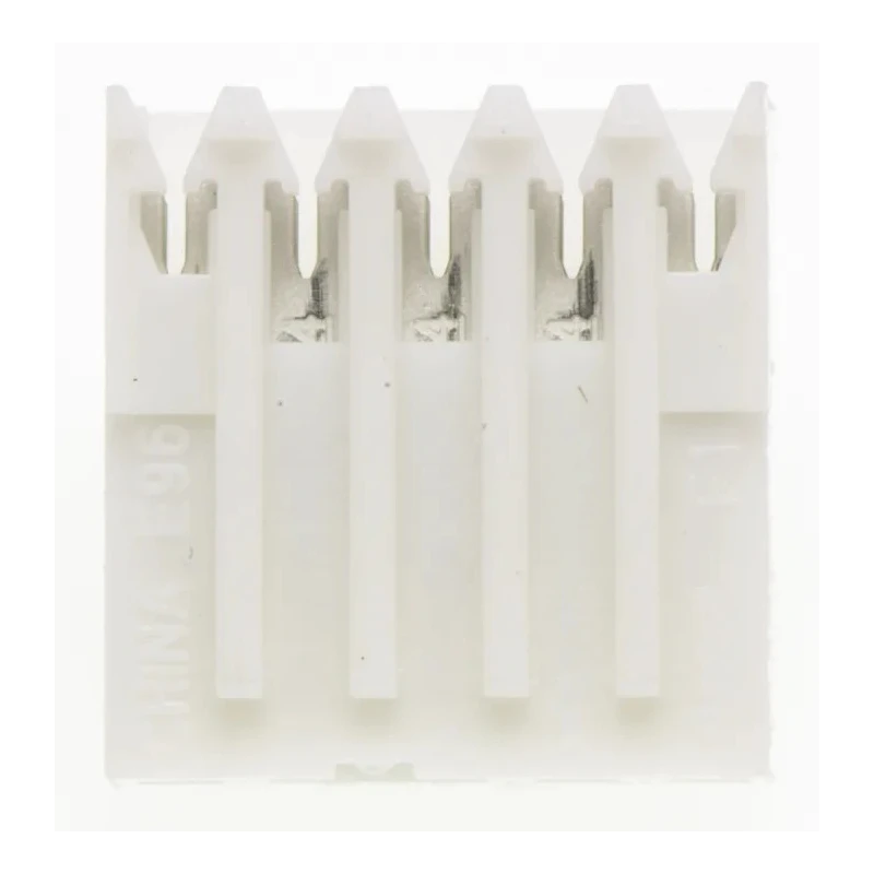TE Connectivity 5-Way 2.54mm Pitch Shrouded Female IDC Cable Connector, 1 Row, 5A, 250V AC, Right Angle 3-640441-5