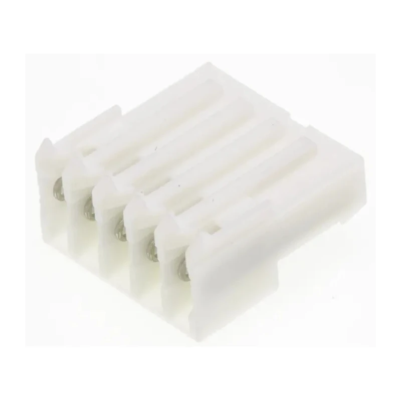 TE Connectivity 5-Way Shrouded Female IDC Connector for Cable, 1 Row, 250V AC, 5A, Right Angle Mount 3-640441-5