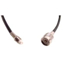 Siretta ASMZ Series 10 m RF LLC200A Coaxial Cable 50 Ω Black Terminated LLC200A