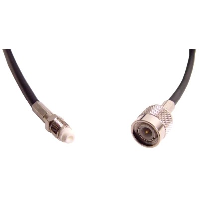 Siretta ASMZ Series 10 m RF LLC200A Coaxial Cable 50 Ω Black Terminated LLC200A