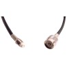 Siretta ASMZ Series 10 m RF LLC200A Coaxial Cable 50 Ω Black Terminated LLC200A
