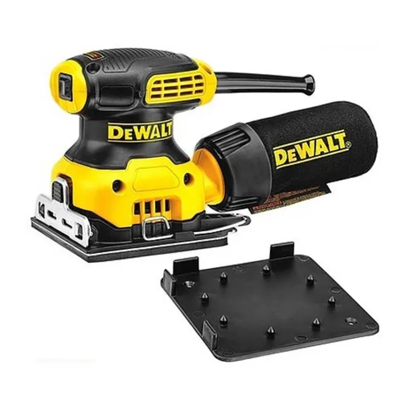 DeWALT Corded Brushed Orbital Sander 108 x 115 mm, 230W, 240V, Model DWE6411-GB