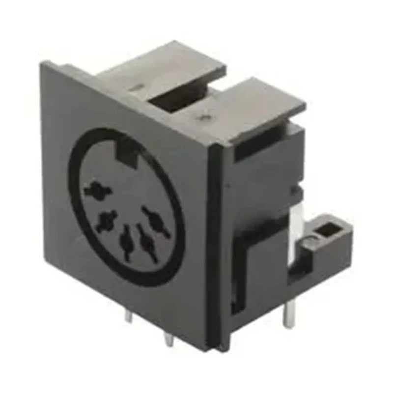 Lumberg 5 Pole Right Angle Standard DIN Socket, PCB Mount, 24V AC, 4A, Plug-In, Female Contact, DIN 41524 0105 05