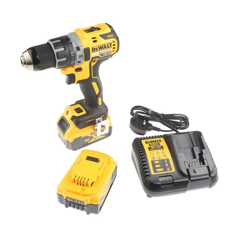 DeWALT XR Brushless Keyless Cordless Drill Driver 18V 460W 13mm Chuck 70Nm Torque 2800rpm DCD791P2-GB
