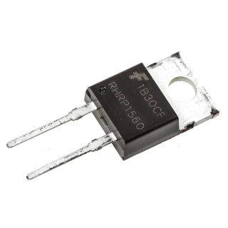 onsemi 600 V 15 A Diode Switching 2-Pin TO-220AC RHRP1560