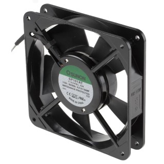 Sunon SP Series Ball Bearing AC Axial Fan 115V ac 18W 136 m³/h 190mA 120 mm Frame SP101AT/1122HBL.GN