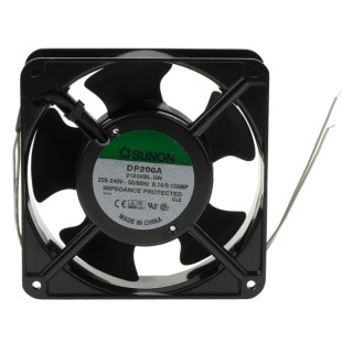 Sunon DP Series AC Axial Fan 230V AC 21W 120mA Max Air Flow 199m³/h Ball Bearing 120mm x 120mm x 38mm DP200A/2123XBL.GN