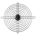Sunon Stainless Steel Finger Guard for 172 mm Fans Grey 171.9 mm Height 152.3 mm Width 5 mm Depth FG-17A
