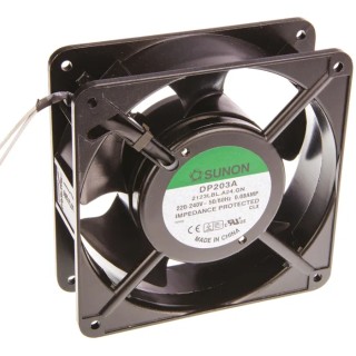 Sunon DP Series 230V AC Axial Fan 120mm x 120mm x 38mm, 10W, 2150rpm, 122.4 m³/h, Ball Bearing DP203A/2123LBL(A24).GN