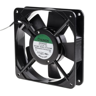 Sunon DP Series AC Axial Fan 230V AC, 13W, 91.8 m³/h, Ball Bearing, 120 x 120 x 25 mm DP203AT/2122LBL.GN