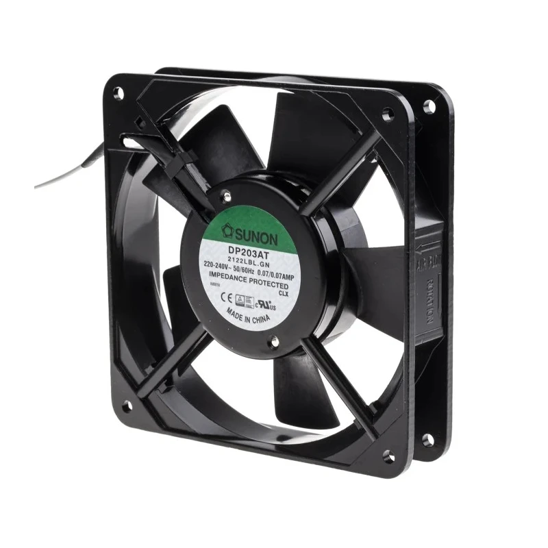 Sunon DP Series AC Axial Fan 230V AC, 13W, 91.8 m³/h, Ball Bearing, 120 x 120 x 25 mm DP203AT/2122LBL.GN