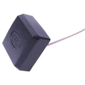 Siretta Compact Square GPS Antenna with SMA Male Connector 3m Cable 28dBi Gain TANGO21/3M/SMAM/S/S/26