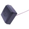 Siretta Compact Square GPS Antenna with SMA Male Connector 3m Cable 28dBi Gain TANGO21/3M/SMAM/S/S/26