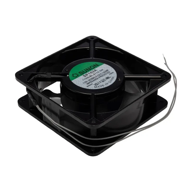 Sunon SP Series AC Axial Fan 115V AC 11W 110mA 132.6m³/h 120 x 120 x 38 mm SP103A/1123LBL(A175).GN