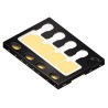 ams OSRAM White LED SMD Epoxy Surface Mount 12.3 V 50mA 120° Viewing Angle 4 LEDs OSLON Black Flat KW H4L531.TE