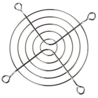 Sunon Stainless Steel Finger Guard for 80 mm Fans, 71 mm Hole Spacing, 5 mm Depth FG-08