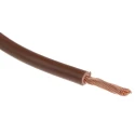 RS PRO 2491X Series Brown 2.5 mm² 13 AWG Hook Up Wire, 50x0.25 mm Strands, 100 m Length, 750 V PVC Jacket 544-1771