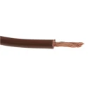 RS PRO 2491X Series Brown 2.5 mm² 13 AWG Hook Up Wire, 50x0.25 mm Strands, 100 m Length, 750 V PVC Jacket 544-1771