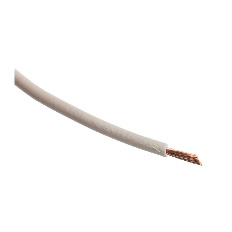 RS PRO White 2.5 mm² 13 AWG Hook Up Wire, 50x0.25mm Core Strands, 100 m Length, PVC Insulated 2491X Series 544-1816