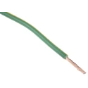RS PRO Green, Yellow 2.5 mm² Hook Up Wire, 13 AWG, 50/0.25 mm Core Strands, 100 m Length, Polyvinyl Chloride Jacket 544-1793