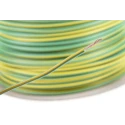 RS PRO Green, Yellow 2.5 mm² Hook Up Wire, 13 AWG, 50/0.25 mm Core Strands, 100 m Length, Polyvinyl Chloride Jacket 544-1793