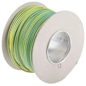 RS PRO Green, Yellow 2.5 mm² Hook Up Wire, 13 AWG, 50/0.25 mm Core Strands, 100 m Length, Polyvinyl Chloride Jacket 544-1793