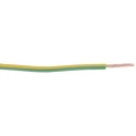 RS PRO Green, Yellow 2.5 mm² Hook Up Wire, 13 AWG, 50/0.25 mm Core Strands, 100 m Length, Polyvinyl Chloride Jacket 544-1793