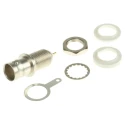 Telegartner BNC Series Coaxial Connector Panel Mount Female, 75 Ω, Straight Body Solder J01003B1286