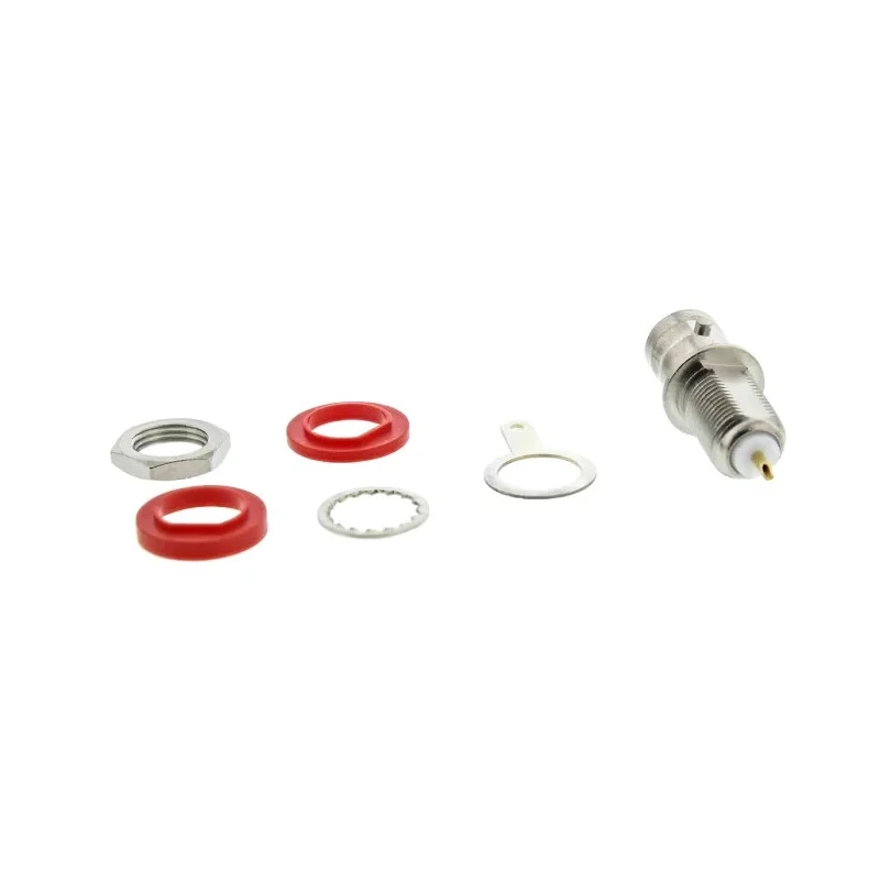 Telegartner BNC Series Coaxial Connector Panel Mount Female BNC, 75 Ω, Straight Body Solder J01003C1286