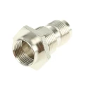 Telegartner TNC Series Coaxial Connector Panel Mount Female 50 Ω Straight Body Crimp J01011A2223
