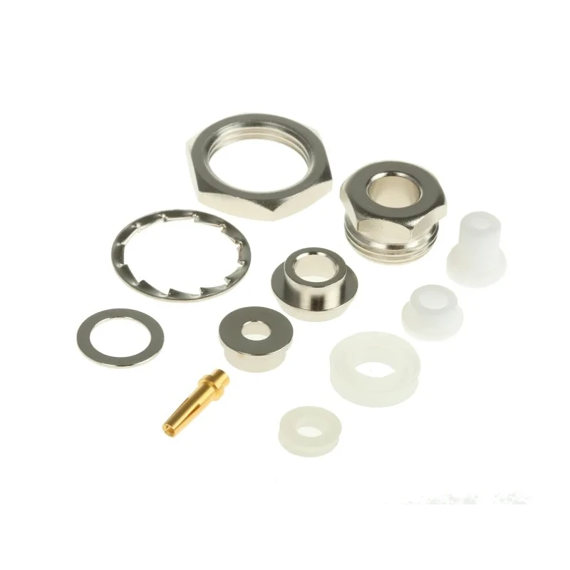 Telegartner TNC Series Coaxial Connector Panel Mount Female 50 Ω Straight Body Crimp J01011A2223