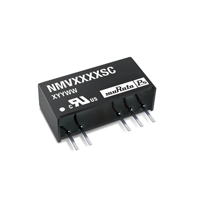 Murata Power Solutions DC/DC Converter Through Hole SIP7 Package Dual Output 4.5V to 5.5V Input 1W 85°C Max NMV0512SC