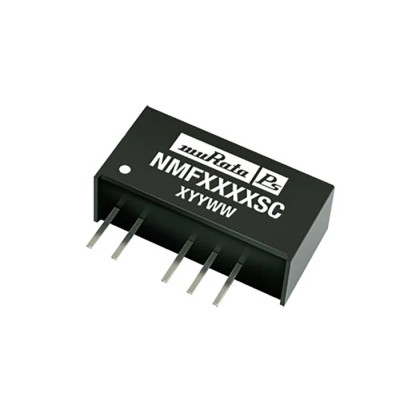 Murata Power Solutions Regulated Isolated DC/DC Converter SIP7 Package 5V DC 100mA 1W Through Hole NMF1205SC