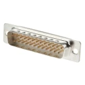 RS PRO 25 Way Straight 2.77 mm Pitch Panel Mount D-Sub Connector, 3.05 mm Through Hole Male 544-3806